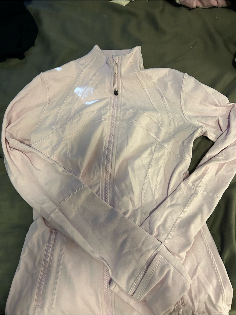 lululemon athletica Light Pink Full-Zip Jacket